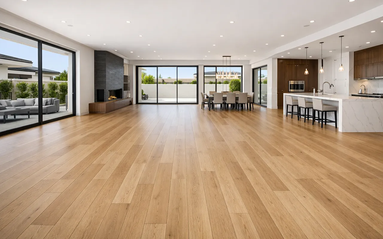 flooring installation modern home