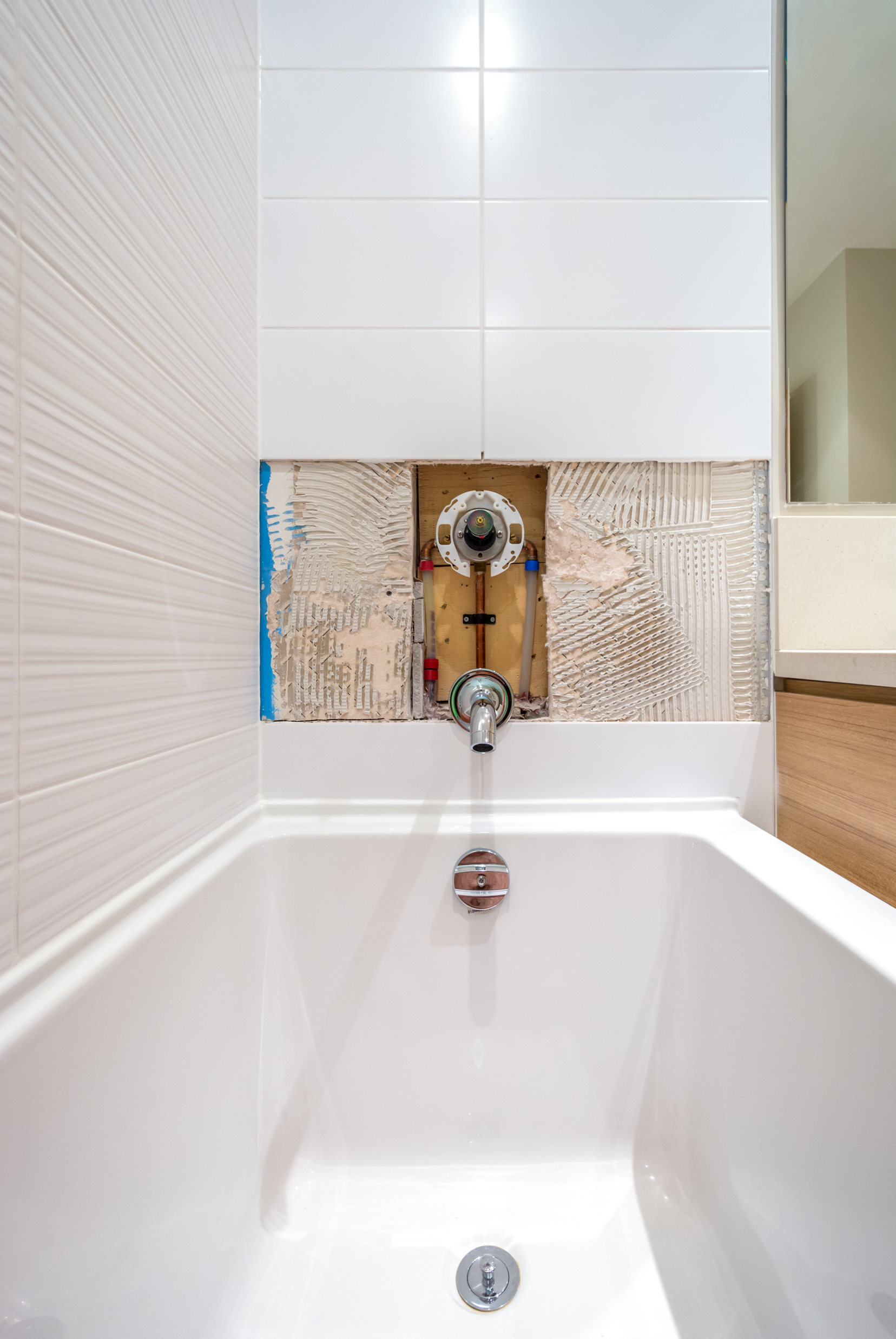 Tub-to-Shower Conversion